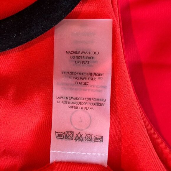 Good American Plus Size Swimsuit Women 4XL Red Halter U Neckline One Piece - Picture 5 of 6